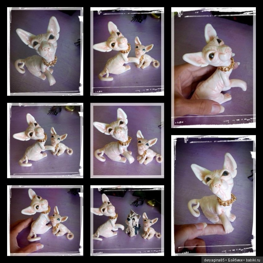 Мои первенцы из пластики — Лепка авторских кукол: полимерная глина (фото 4)