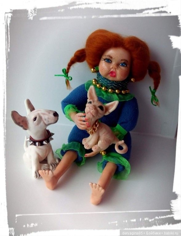 Мои первенцы из пластики — Лепка авторских кукол: полимерная глина