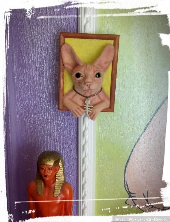 Мои сфинксы — Валяные игрушки из шерсти: сухое валяние