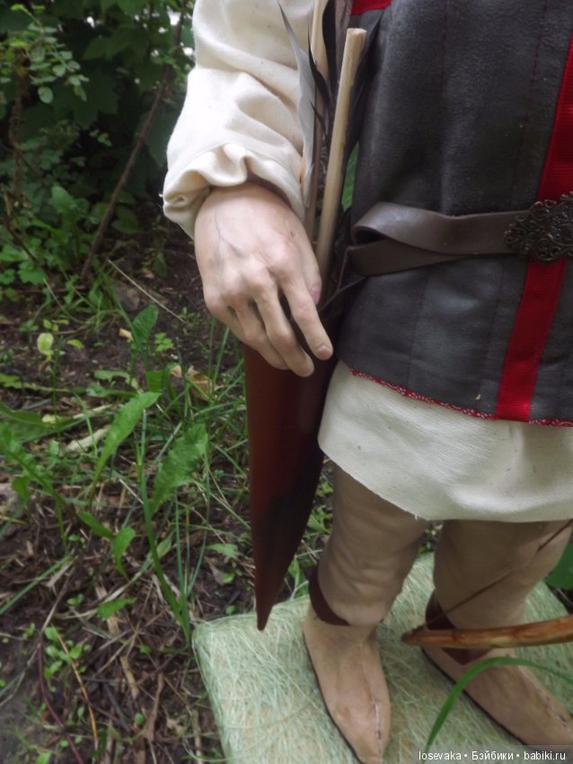 Лучник — Лепка авторских кукол: полимерная глина (фото 8)