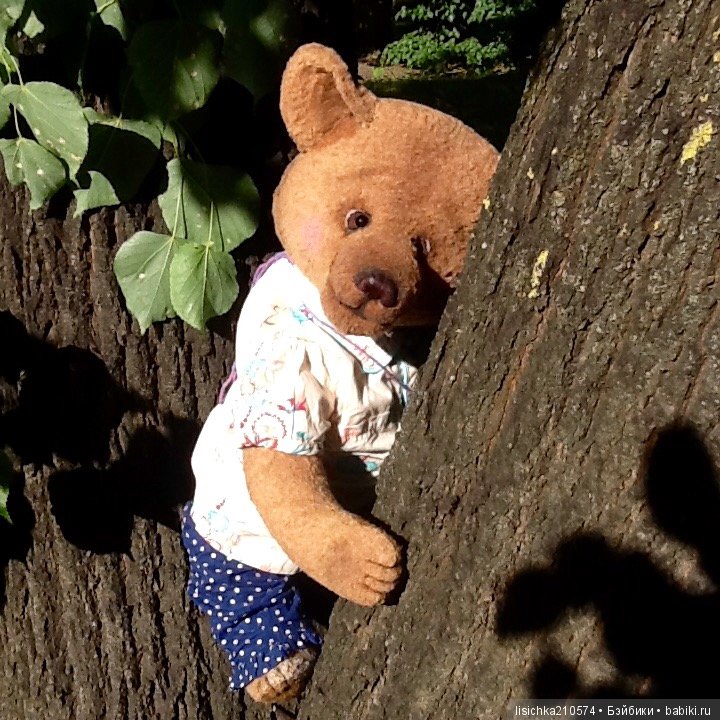 Маленькая история о большом мишке, игрушки Федоровой Надежды