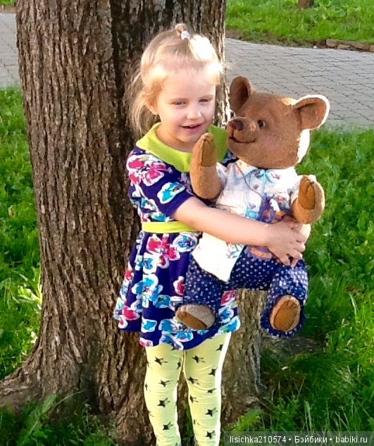 Маленькая история о большом мишке, игрушки Федоровой Надежды