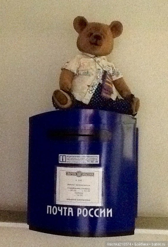 Маленькая история о большом мишке, игрушки Федоровой Надежды (фото 9)