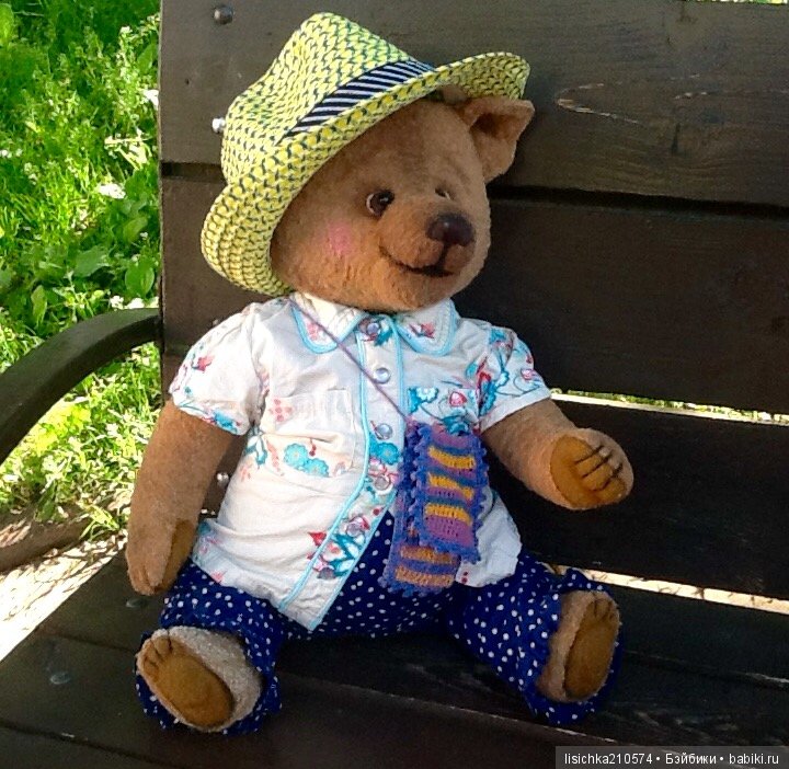 Маленькая история о большом мишке, игрушки Федоровой Надежды