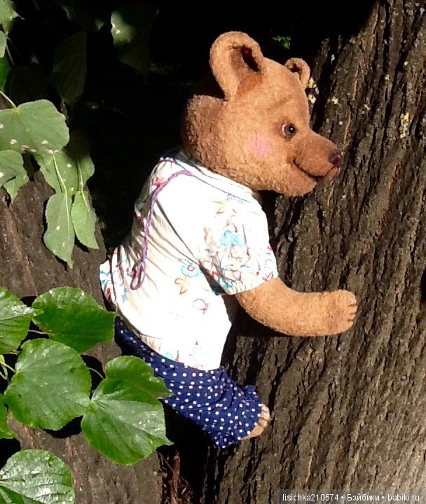 Маленькая история о большом мишке, игрушки Федоровой Надежды