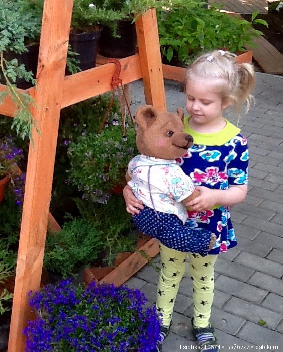 Маленькая история о большом мишке, игрушки Федоровой Надежды (фото 10)