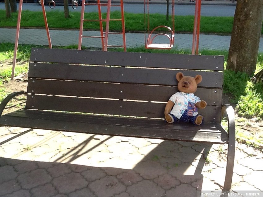 Маленькая история о большом мишке, игрушки Федоровой Надежды