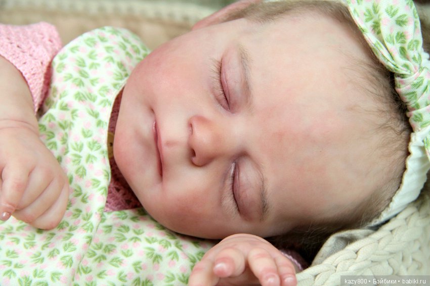 Сладкий ребёнок Amelia, молд Joanna Kazmierczak.Куклы реборн Елены Коротковой (фото 6)