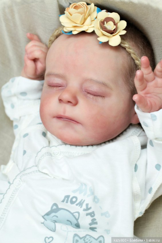 Сладкий ребёнок Amelia, молд Joanna Kazmierczak.Куклы реборн Елены Коротковой