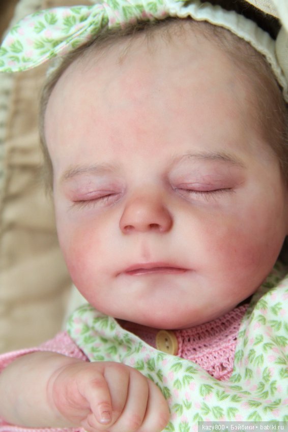 Сладкий ребёнок Amelia, молд Joanna Kazmierczak.Куклы реборн Елены Коротковой (фото 9)