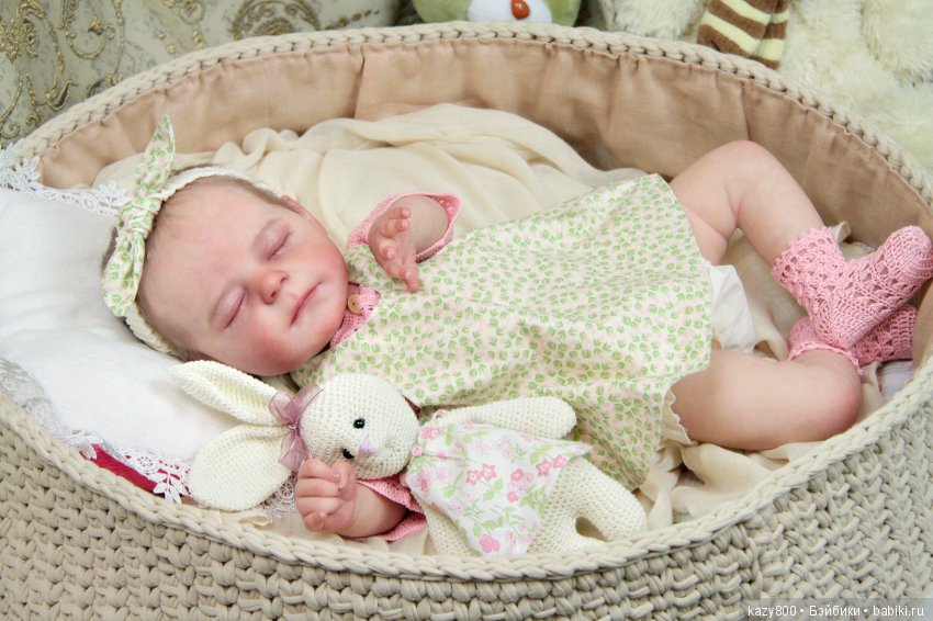 Сладкий ребёнок Amelia, молд Joanna Kazmierczak.Куклы реборн Елены Коротковой