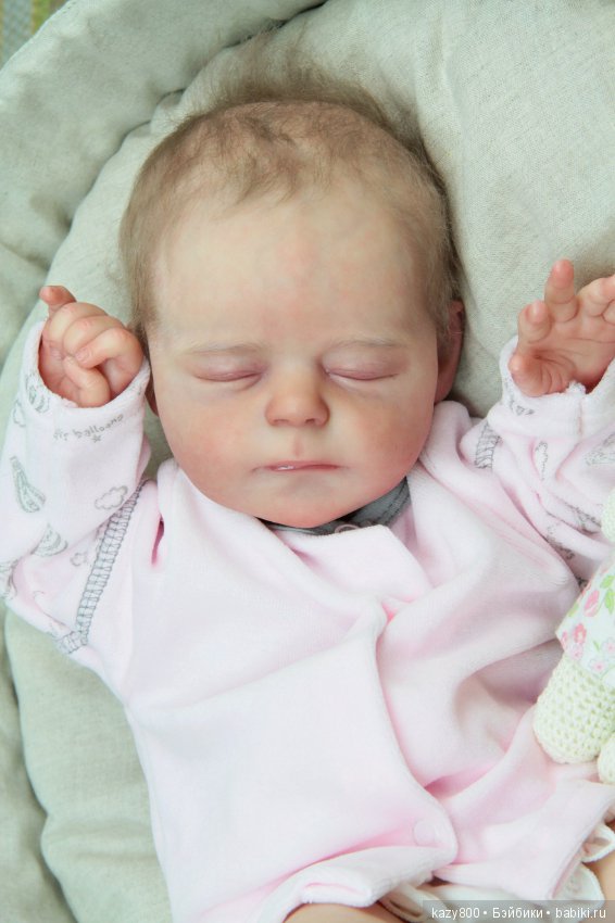 Сладкий ребёнок Amelia, молд Joanna Kazmierczak.Куклы реборн Елены Коротковой (фото 3)