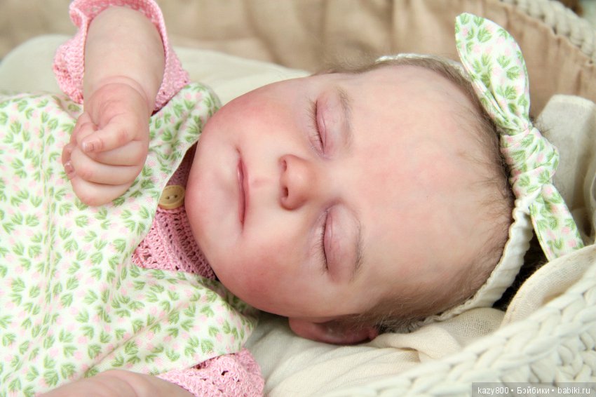 Сладкий ребёнок Amelia, молд Joanna Kazmierczak.Куклы реборн Елены Коротковой