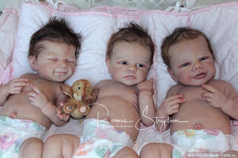 Силиконовые малышки скульптора Romie Strydom: Brielle, Brynlea and Mckayla (фото 2)