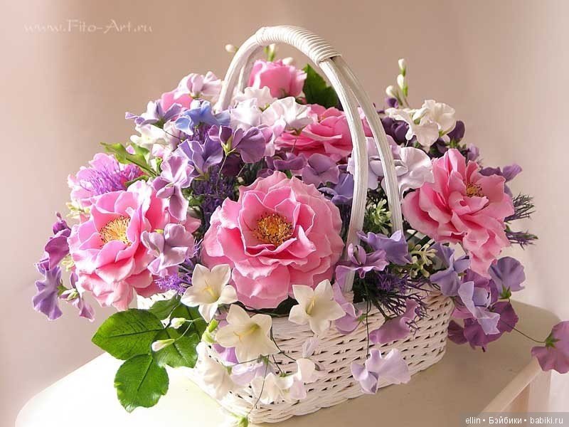 Рукотворная красота. Цветы из холодного фарфора (фото 8)