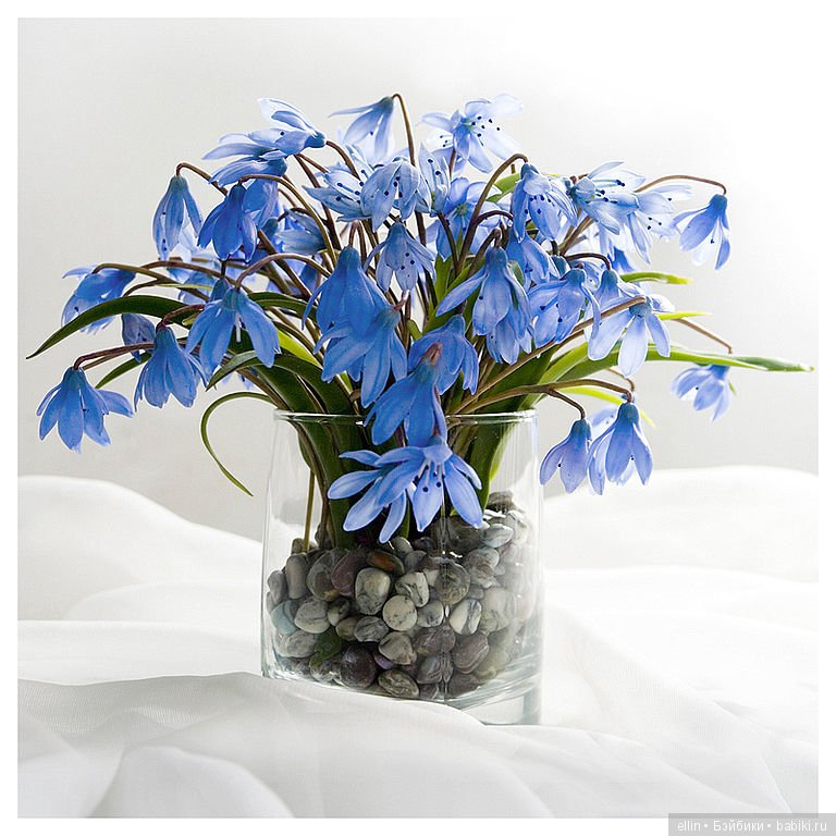 Рукотворная красота. Цветы из холодного фарфора