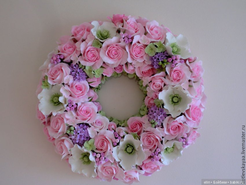 Рукотворная красота. Цветы из холодного фарфора