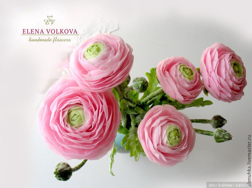 Рукотворная красота. Цветы из холодного фарфора