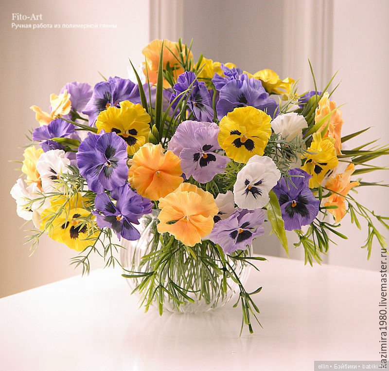 Рукотворная красота. Цветы из холодного фарфора