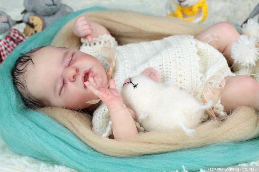 Малявочка Patience (мини молд от Laura Lee Eagles). Куклы реборн Елены Коротковой (фото 3)
