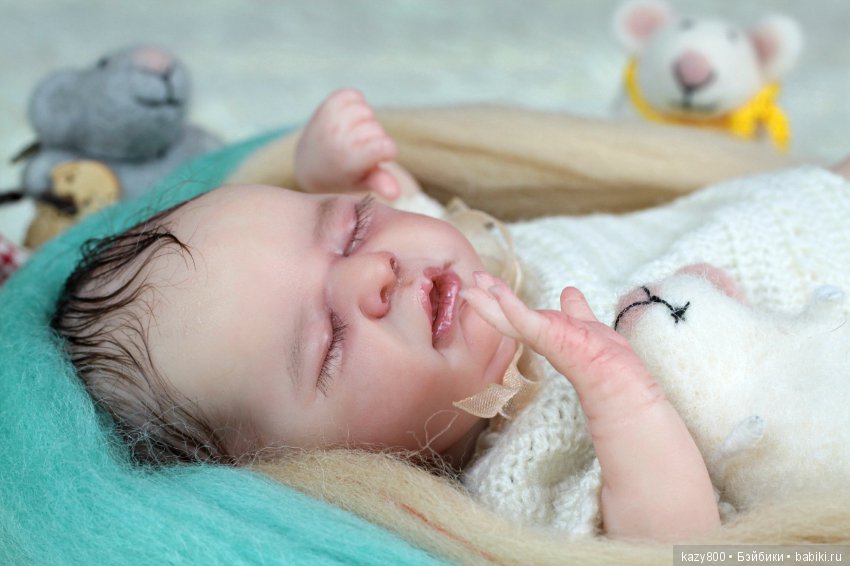 Малявочка Patience (мини молд от Laura Lee Eagles). Куклы реборн Елены Коротковой (фото 2)