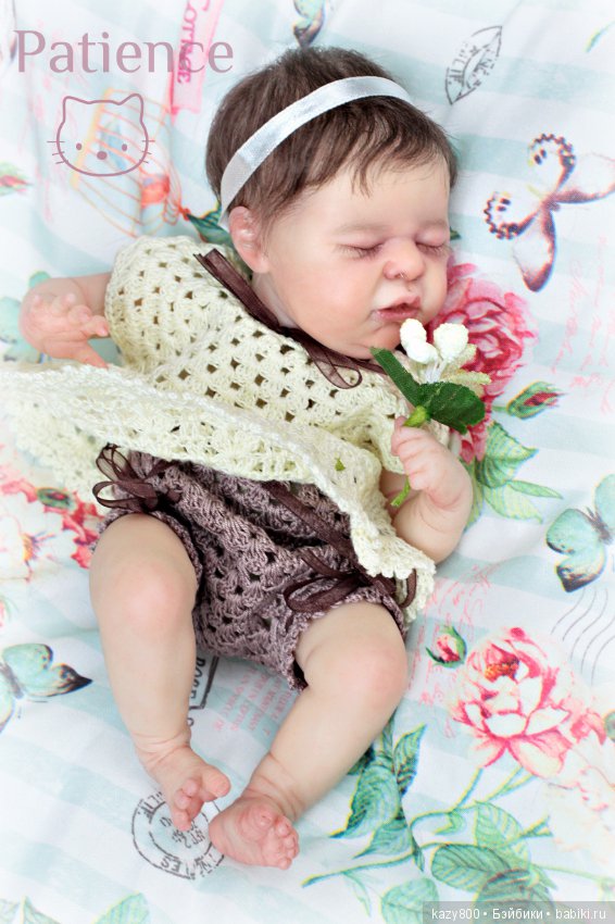 Малявочка Patience (мини молд от Laura Lee Eagles). Куклы реборн Елены Коротковой (фото 5)