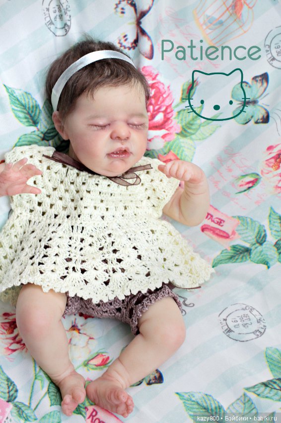 Малявочка Patience (мини молд от Laura Lee Eagles). Куклы реборн Елены Коротковой (фото 6)