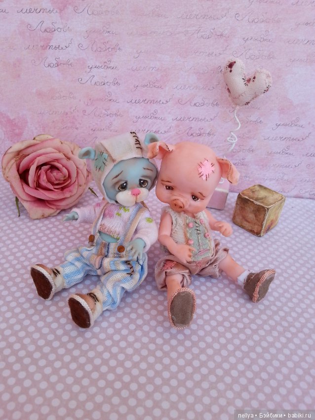 Ребятки- зверятки — Авторские миниатюрные куклы: лепка (фото 4)