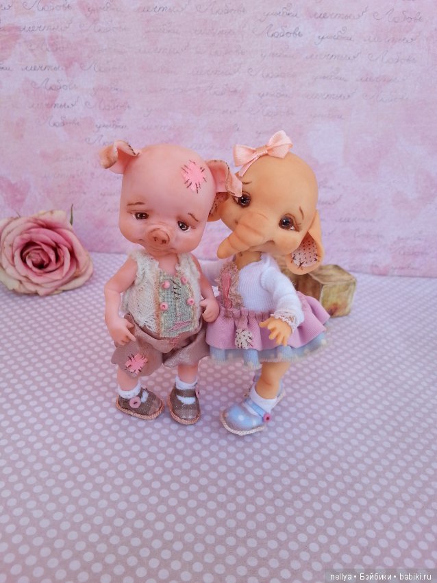 Ребятки- зверятки — Авторские миниатюрные куклы: лепка (фото 5)