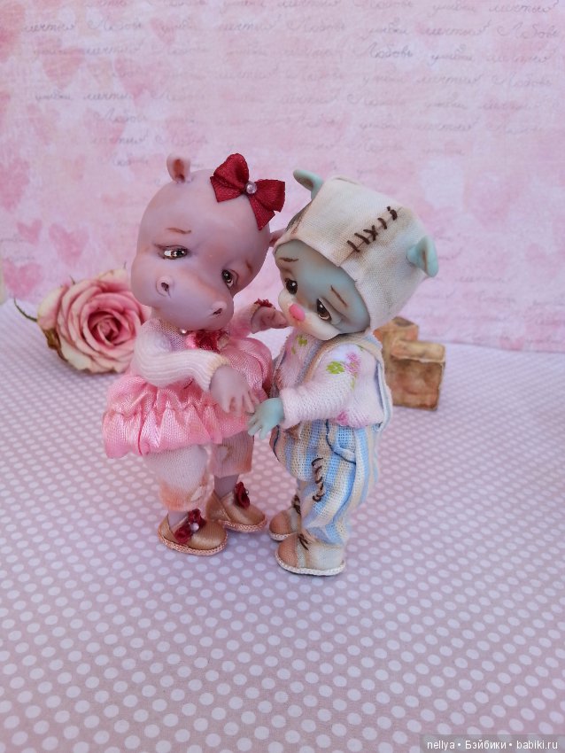 Ребятки- зверятки — Авторские миниатюрные куклы: лепка (фото 9)