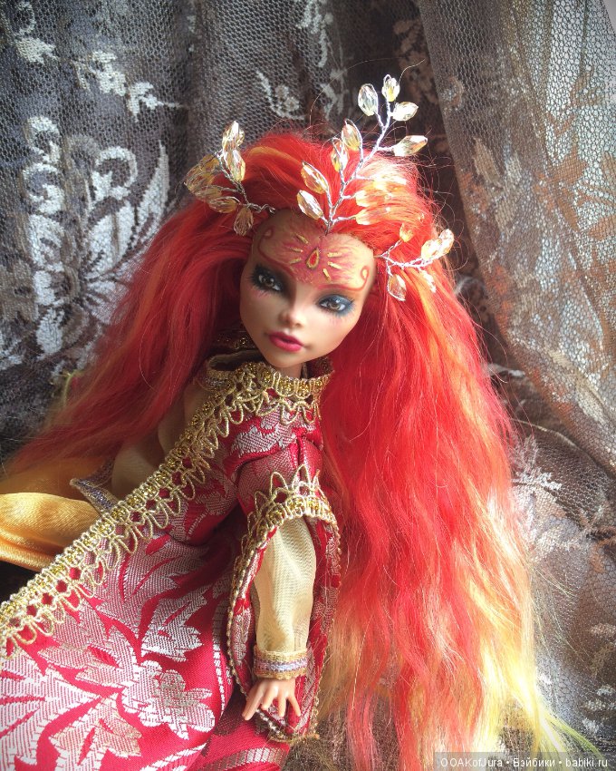 ООАК Жар – птица — ООАК Monster High и Ever After High: репейнт (фото 5)
