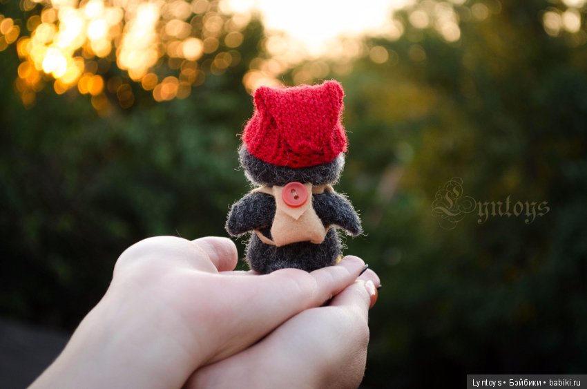 Миниатюрный пингвиненок валяние из шерсти Виталий Линь (фото 2)