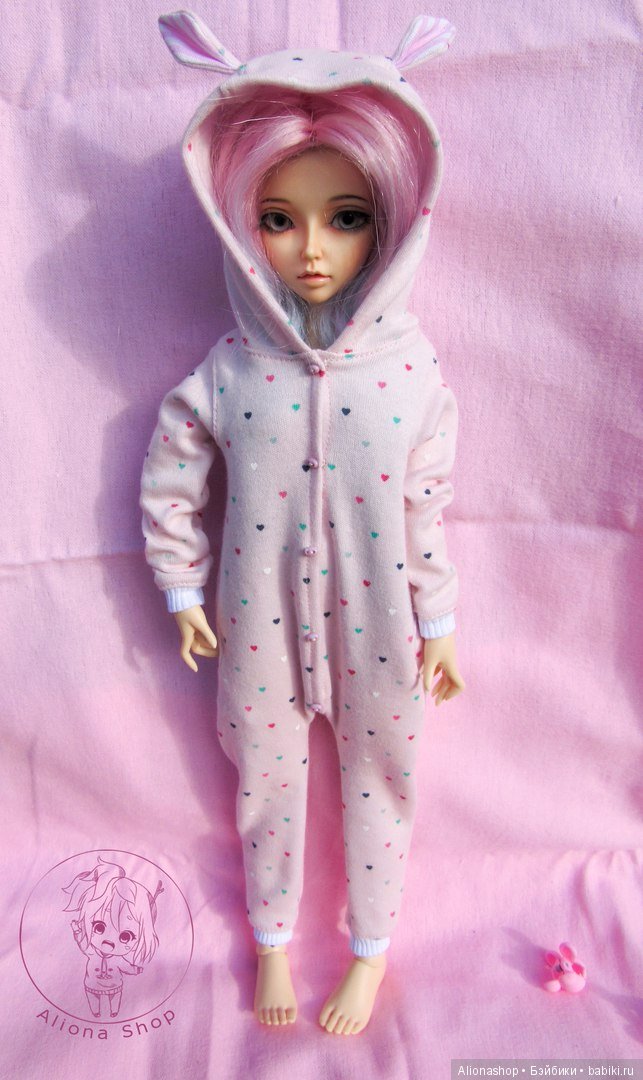 Пижамки кигуруми — Одежда и обувь для кукол BJD (БЖД): 1/3 (фото 2)