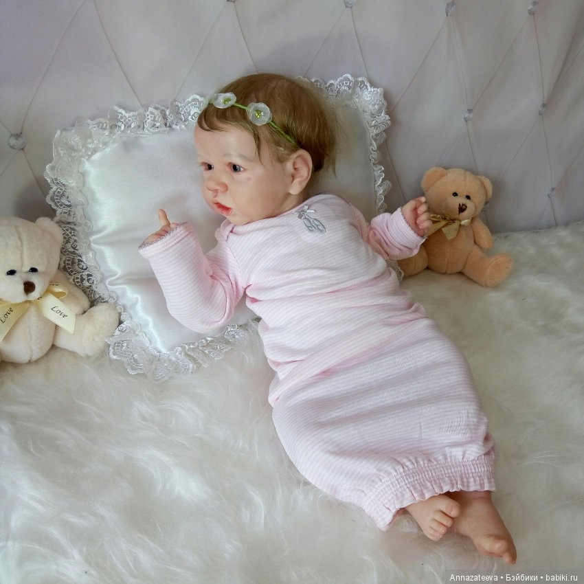 Малышка Саския — Куклы Реборн (Reborn): работы мастеров