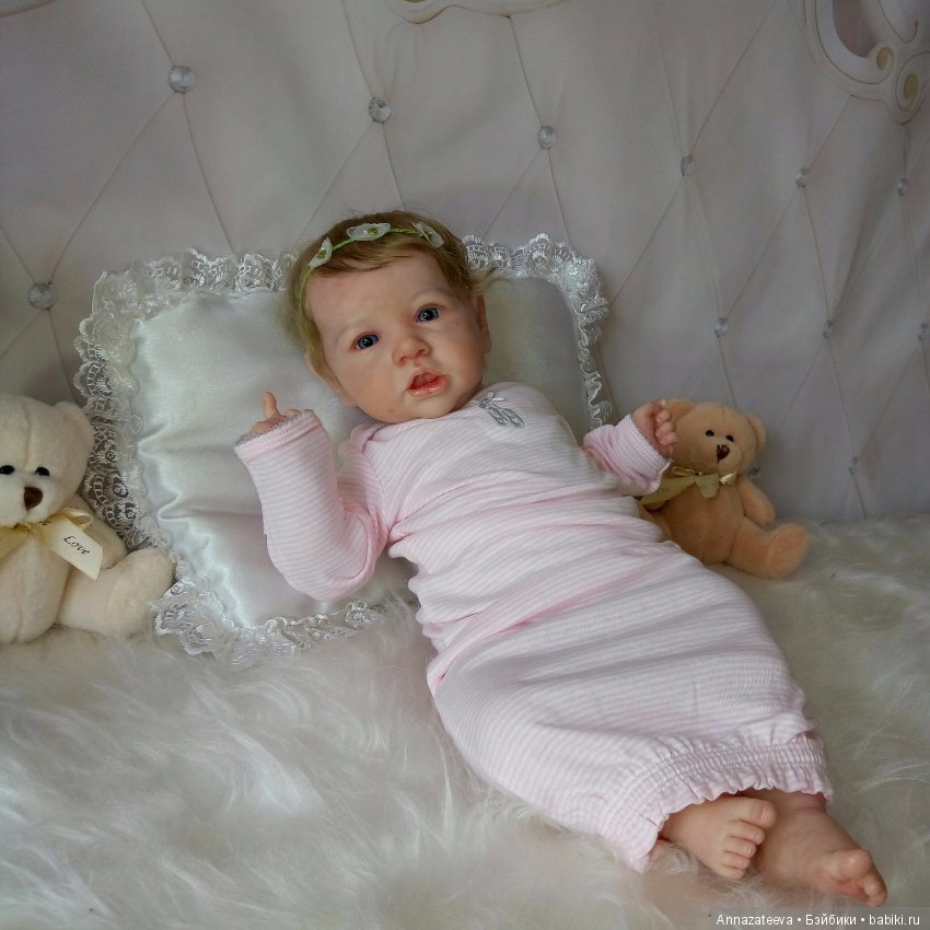 Малышка Саския — Куклы Реборн (Reborn): работы мастеров