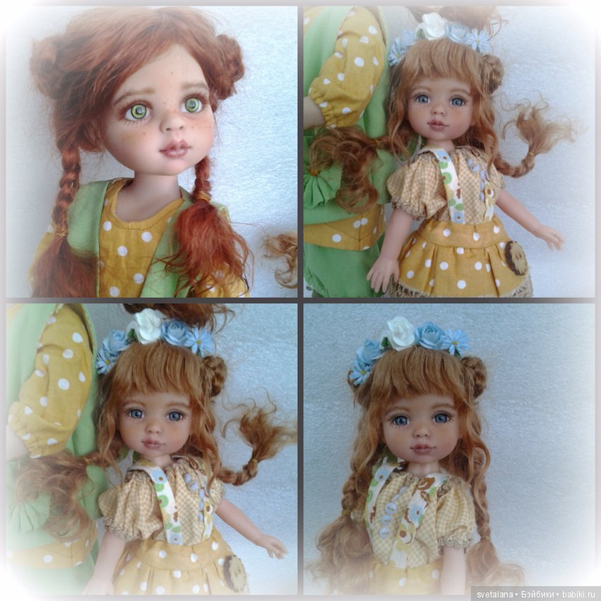 Ксюша и Луша. Сестрички-солнышки. ООАК Паола Рейна