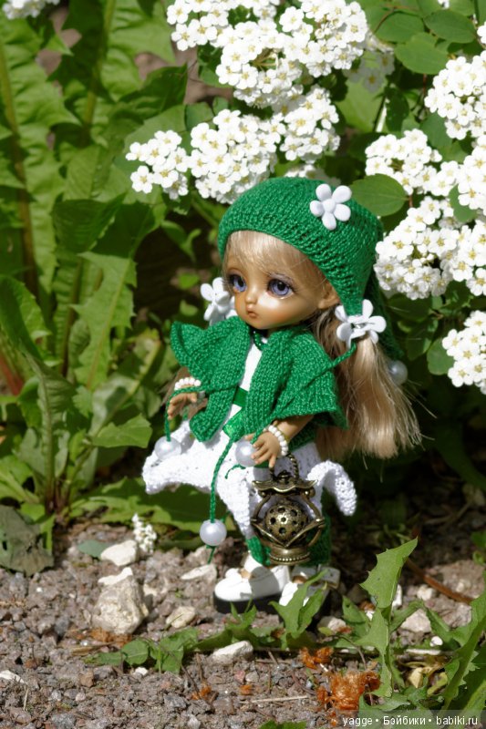 Гном-хранитель белого цвета (фото 3)