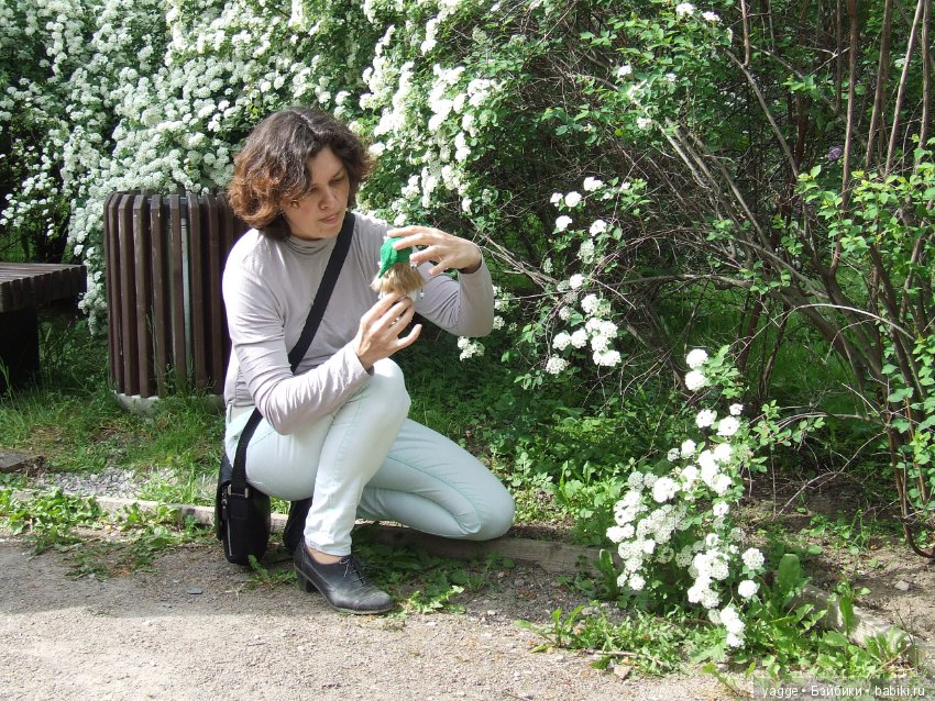 Гном-хранитель белого цвета