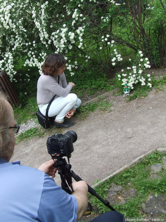 Гном-хранитель белого цвета