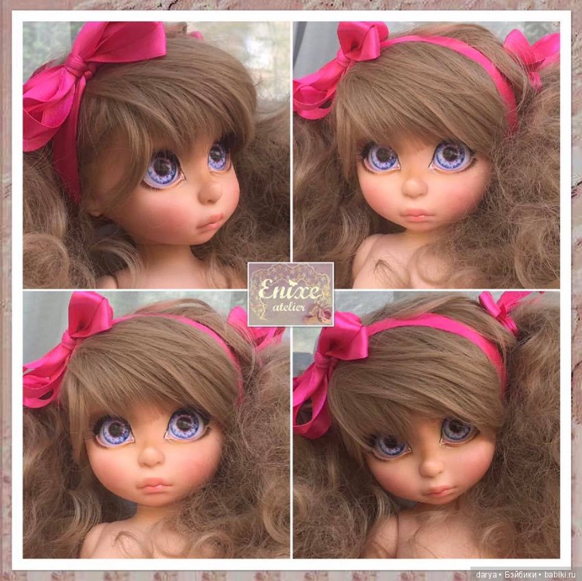 Авторские мейки кукол Disney Pricess от Enixe Atelier