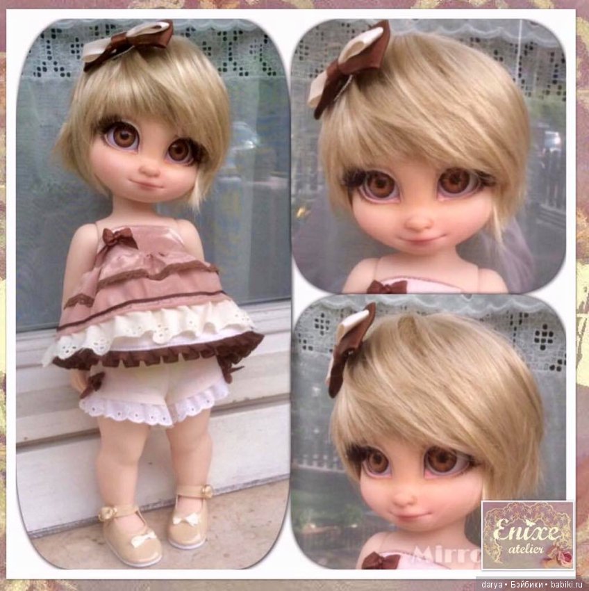 Авторские мейки кукол Disney Pricess от Enixe Atelier