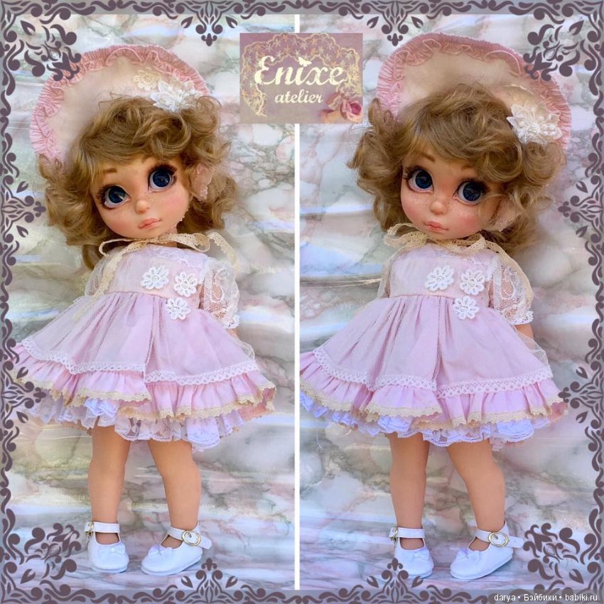 Авторские мейки кукол Disney Pricess от Enixe Atelier