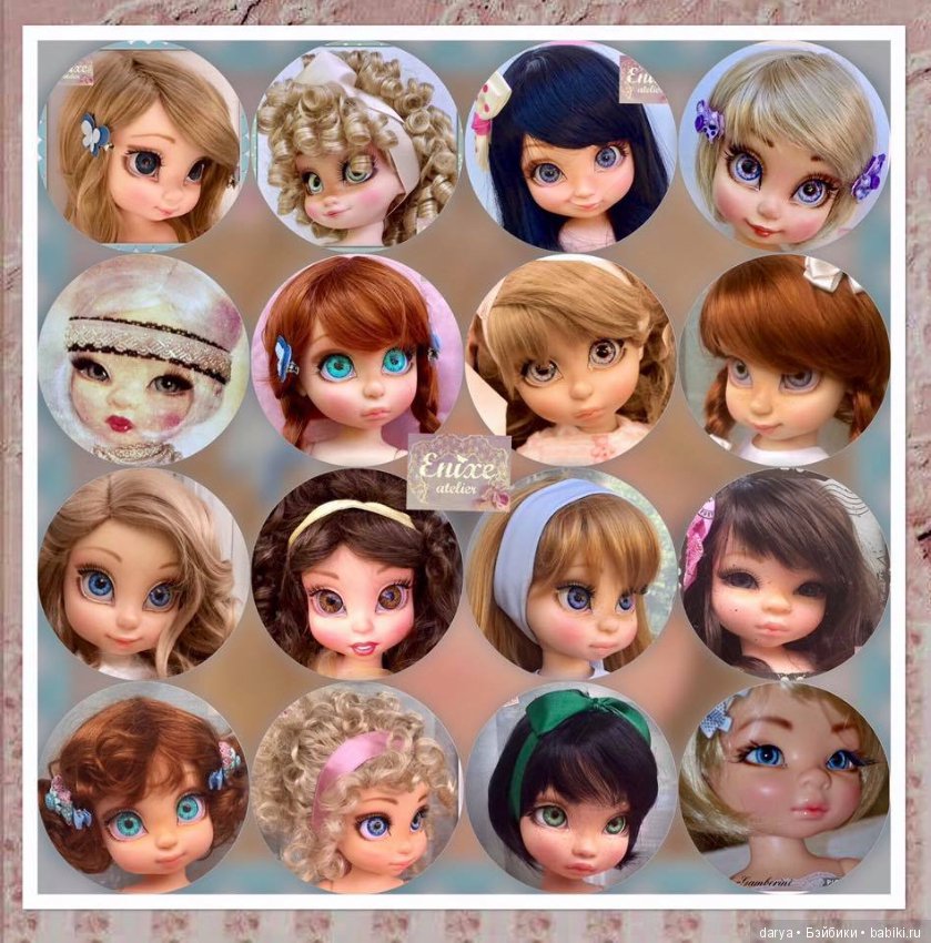 Авторские мейки кукол Disney Pricess от Enixe Atelier (фото 4)