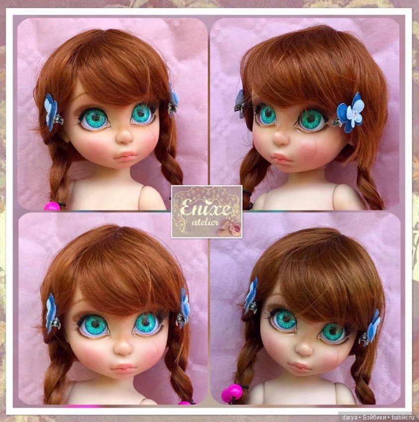 Авторские мейки кукол Disney Pricess от Enixe Atelier