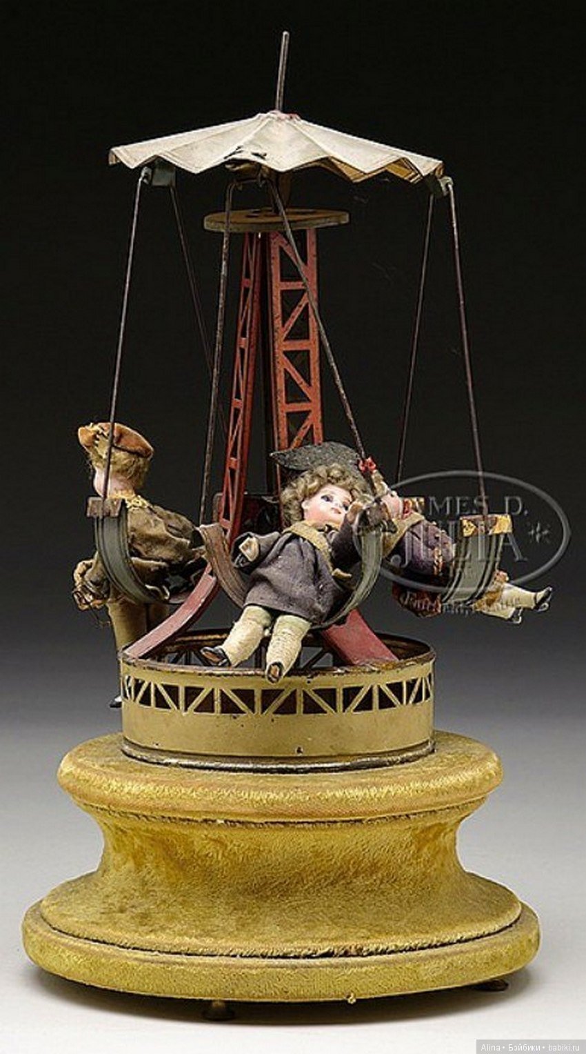 Карусели. Механические антикварные игрушки