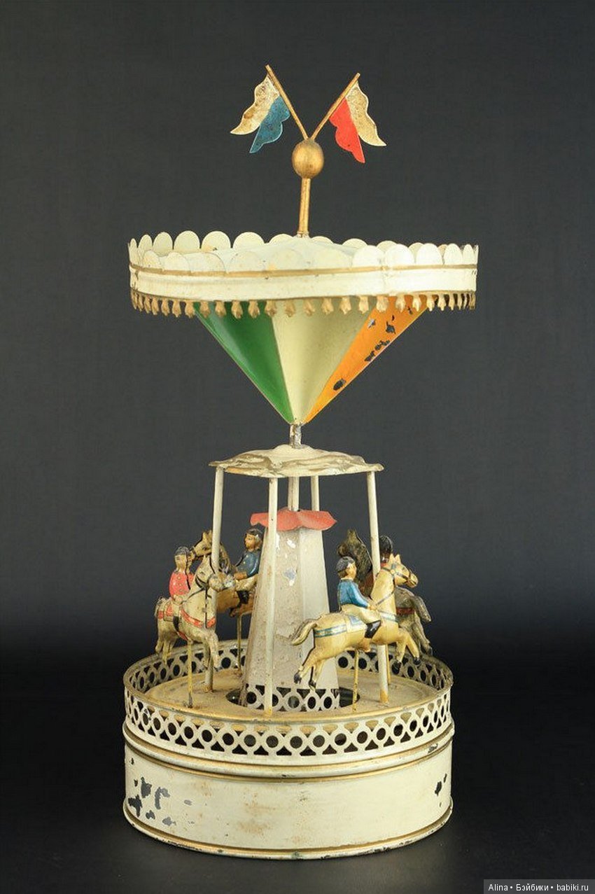 Карусели. Механические антикварные игрушки