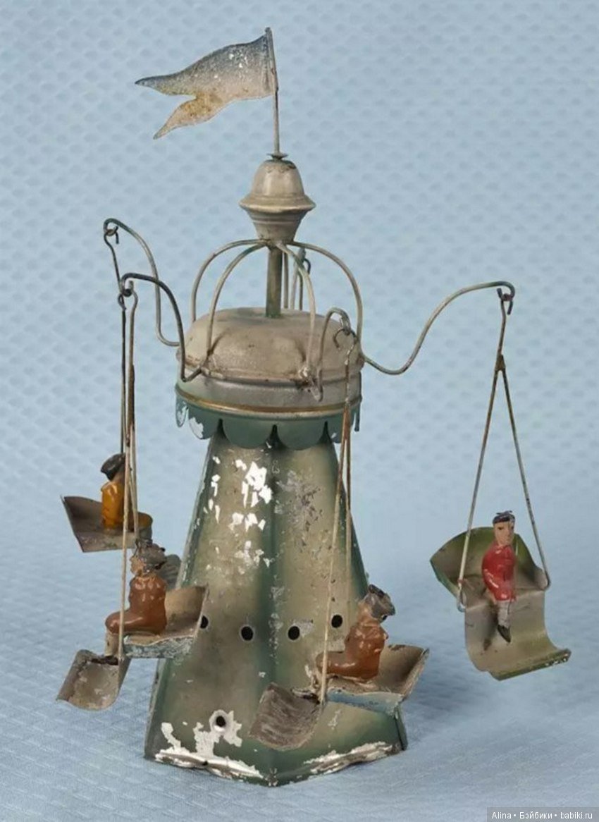 Карусели. Механические антикварные игрушки