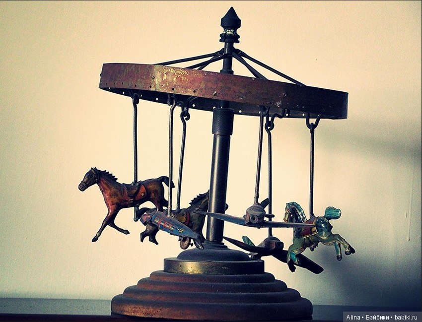 Карусели. Механические антикварные игрушки