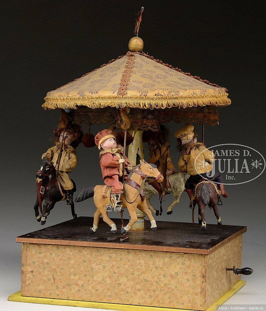 Карусели. Механические антикварные игрушки (фото 10)