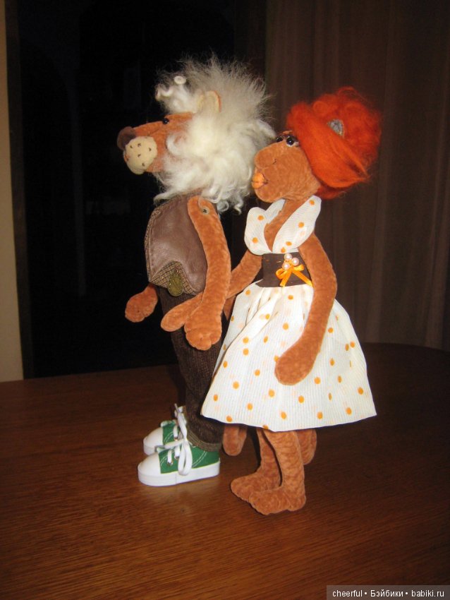 Время львов — Текстильные игрушки и примитивы: кофейные